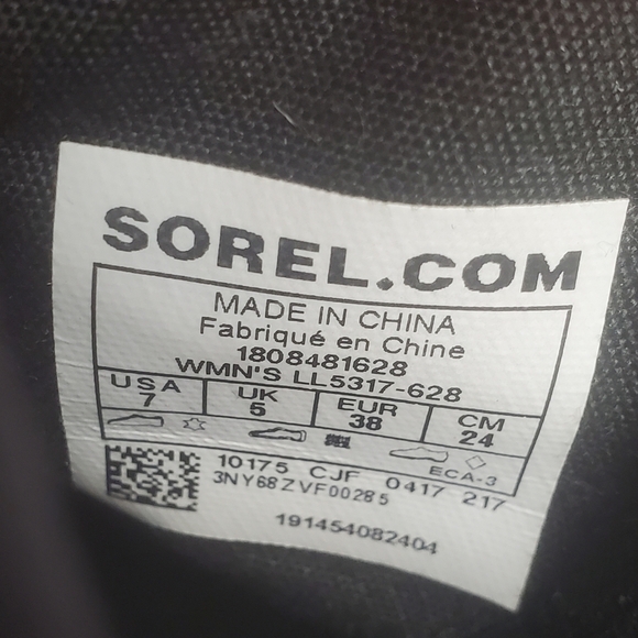 SOREL Rusty Red Brown Leather Distressed Ankle Boots Costal Western Women's 7 - Picture 10 of 10